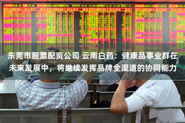 东莞市股票配资公司 云南白药：健康品事业群在未来发展中，将继续发挥品牌全渠道的协同能力